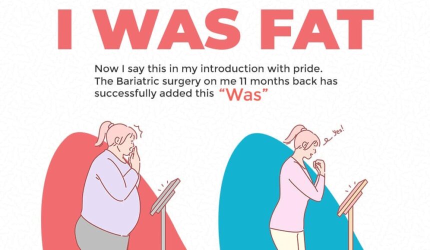 “I WAS fat”.