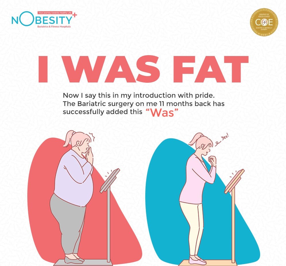 “I WAS fat”.