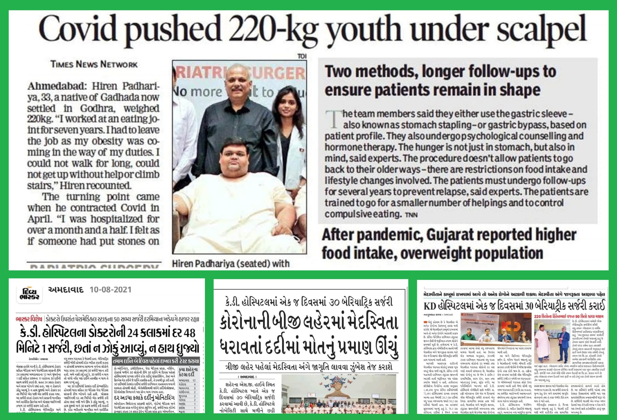 30 Bariatric Surgeries Performed within 24 Hours: NOBESITY & KD Hospitals Create History